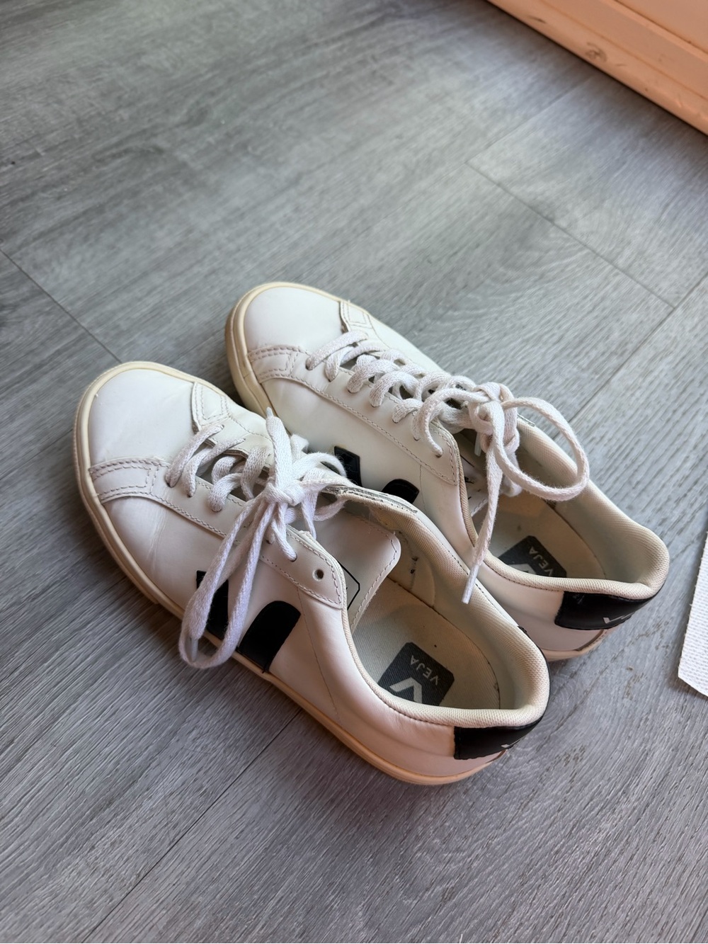 Black vejas sneakers